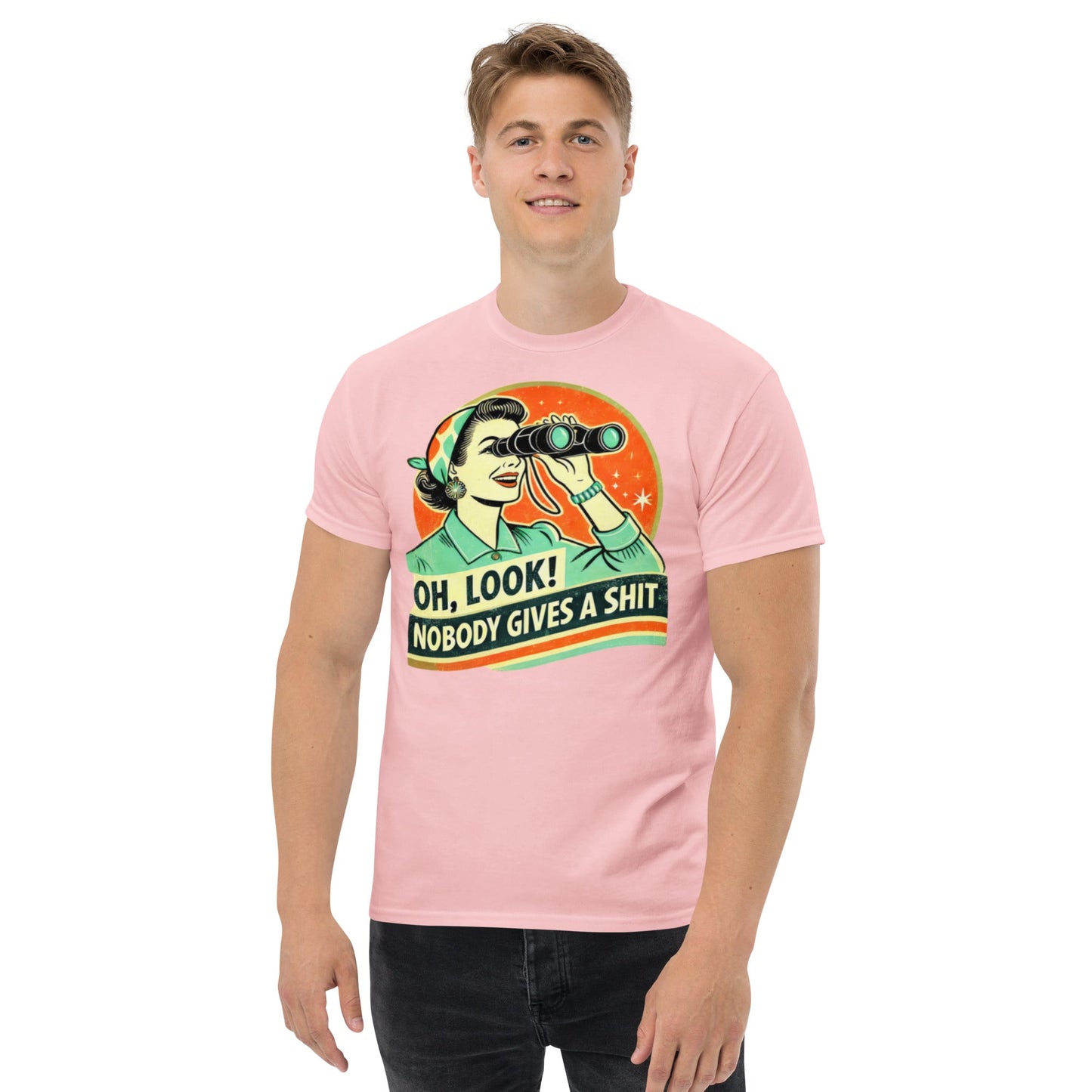 Tshirts - Unisex classic tee Nobody gives a - Retro Ravers - t-shirts