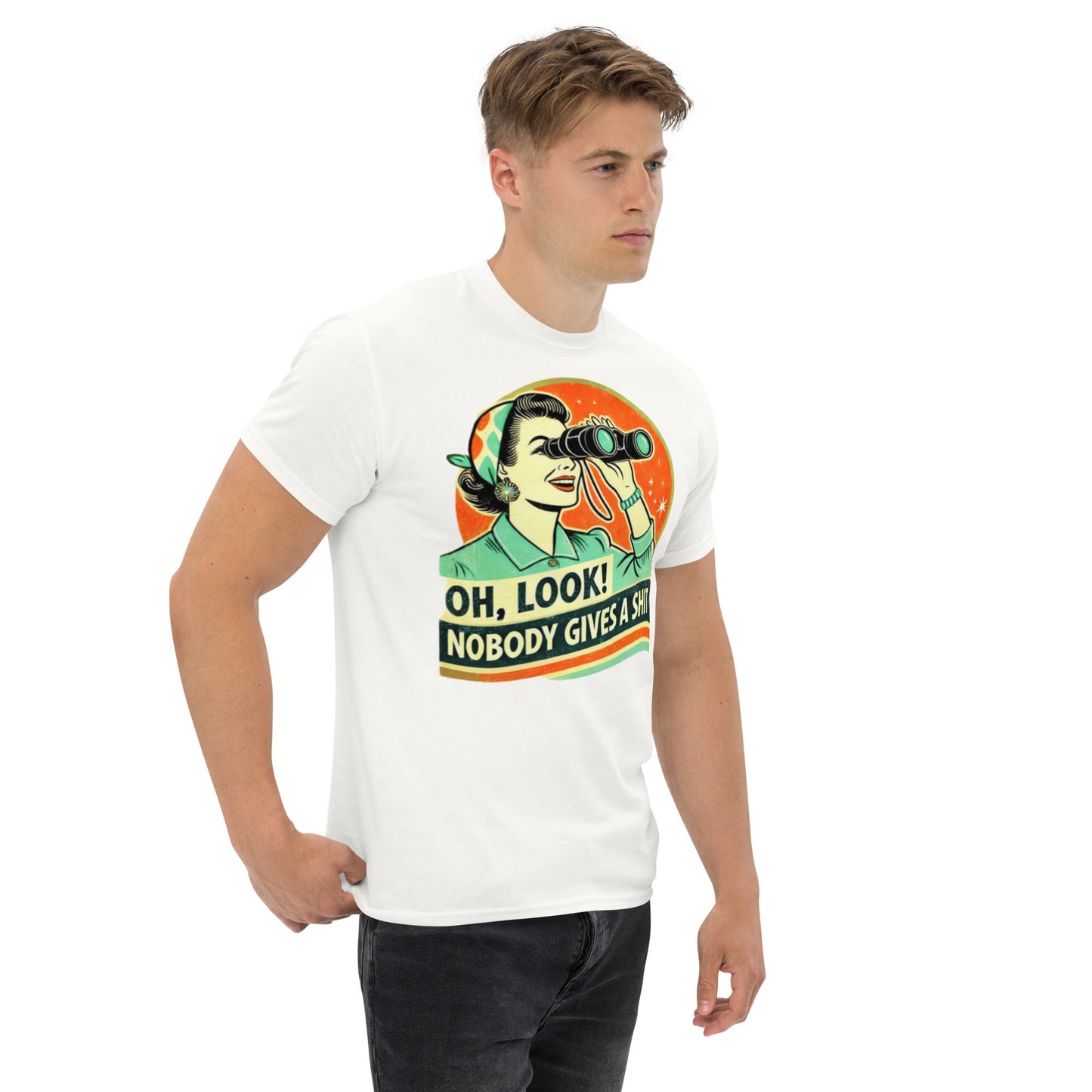 Tshirts - Unisex classic tee Nobody gives a - Retro Ravers - t-shirts