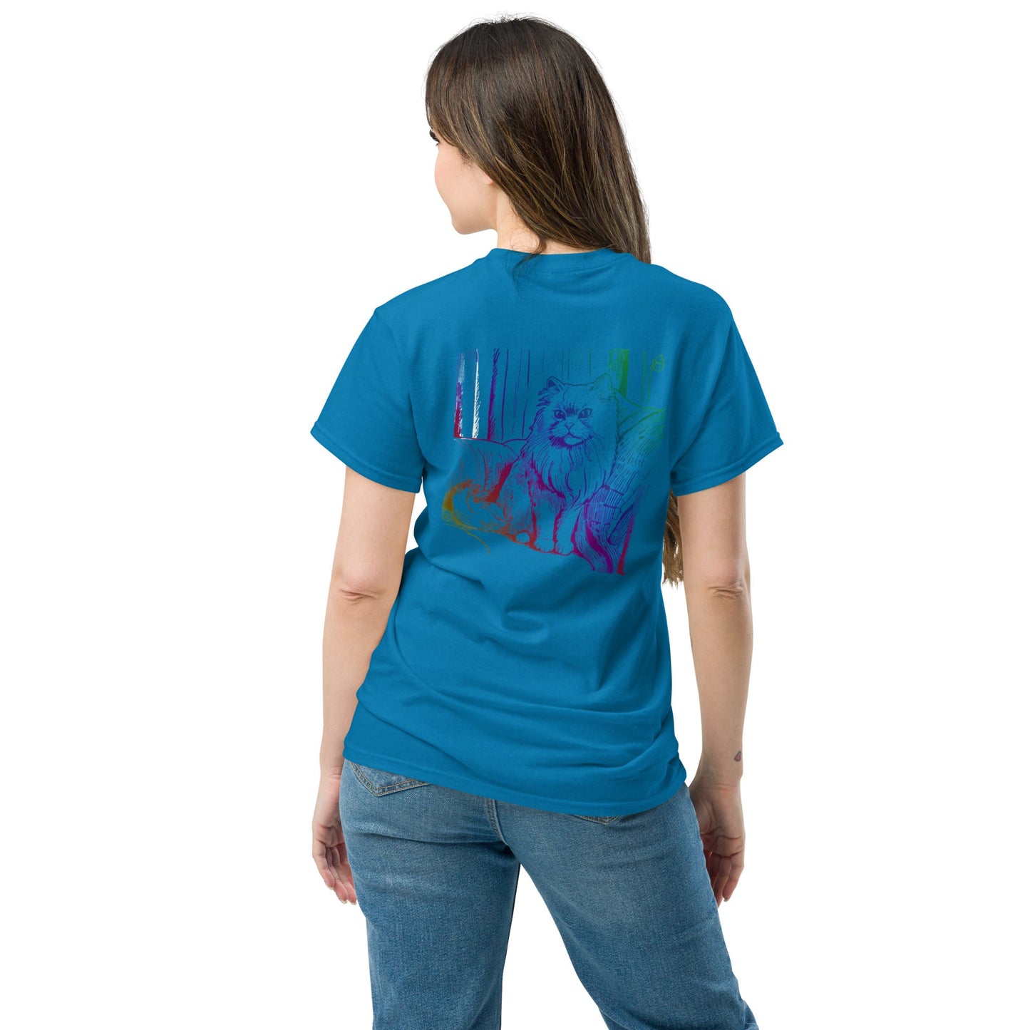 Tshirts - Unisex classic tee Siberian Cat - Retro Ravers - t-shirt