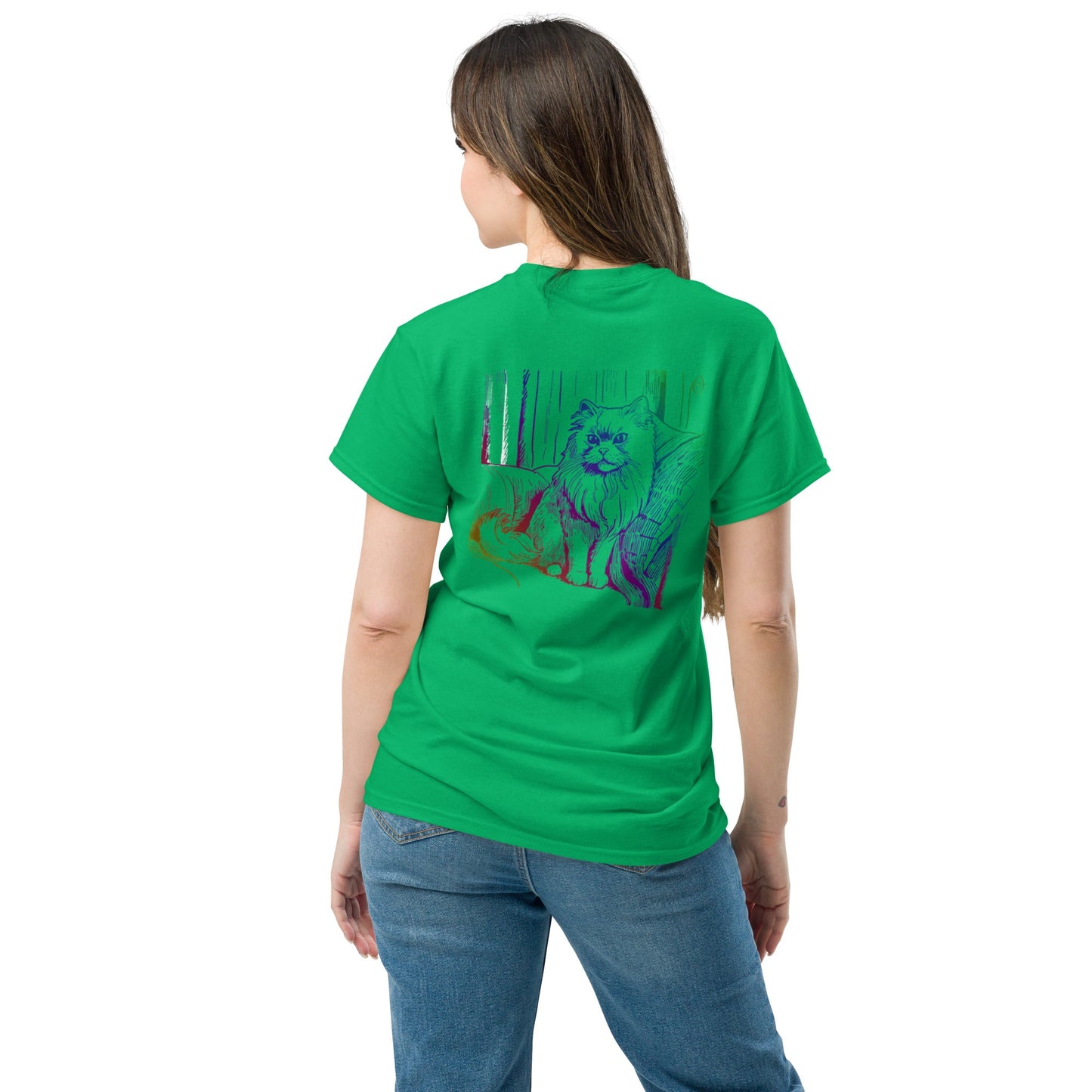 Tshirts - Unisex classic tee Siberian Cat - Retro Ravers - t-shirt