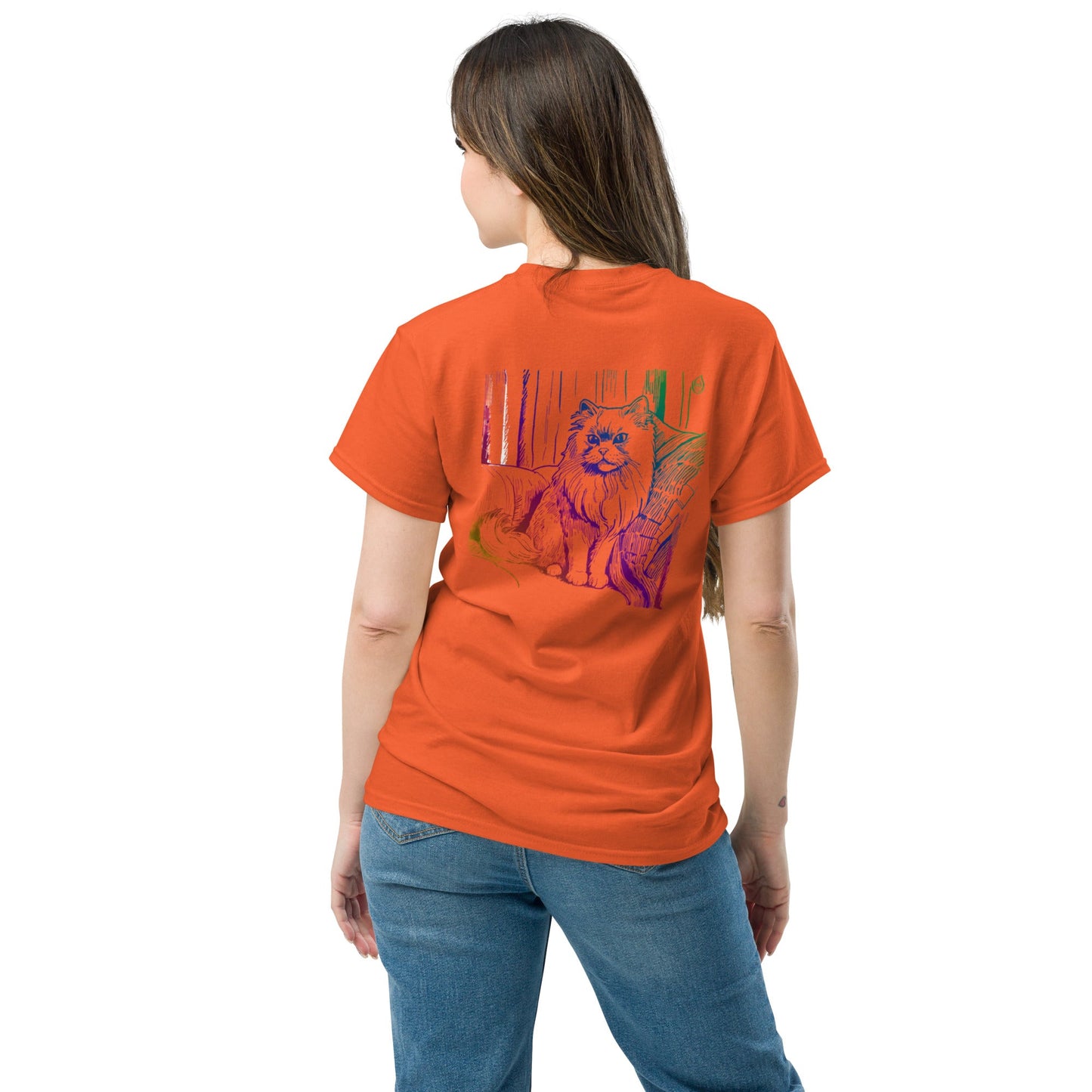 Tshirts - Unisex classic tee Siberian Cat - Retro Ravers - t-shirt