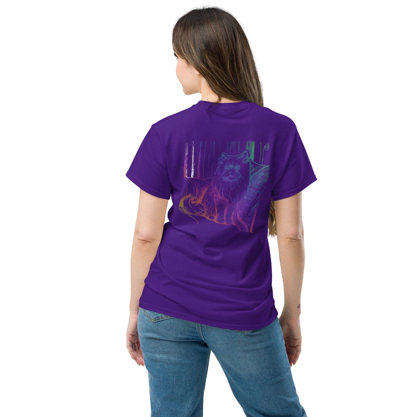Tshirts - Unisex classic tee Siberian Cat - Retro Ravers - t-shirt