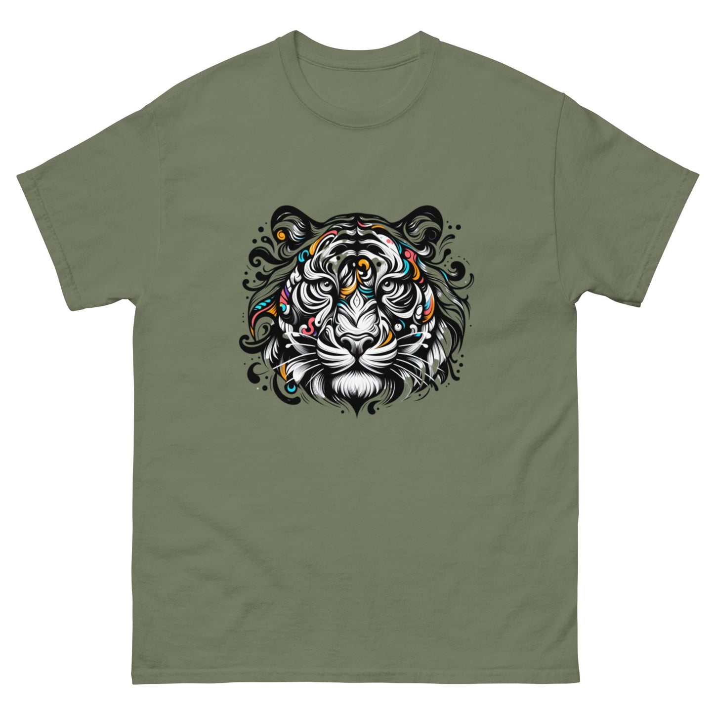 Tshirts - Unisex classic tee Tiger face - Retro Ravers - t-shirts