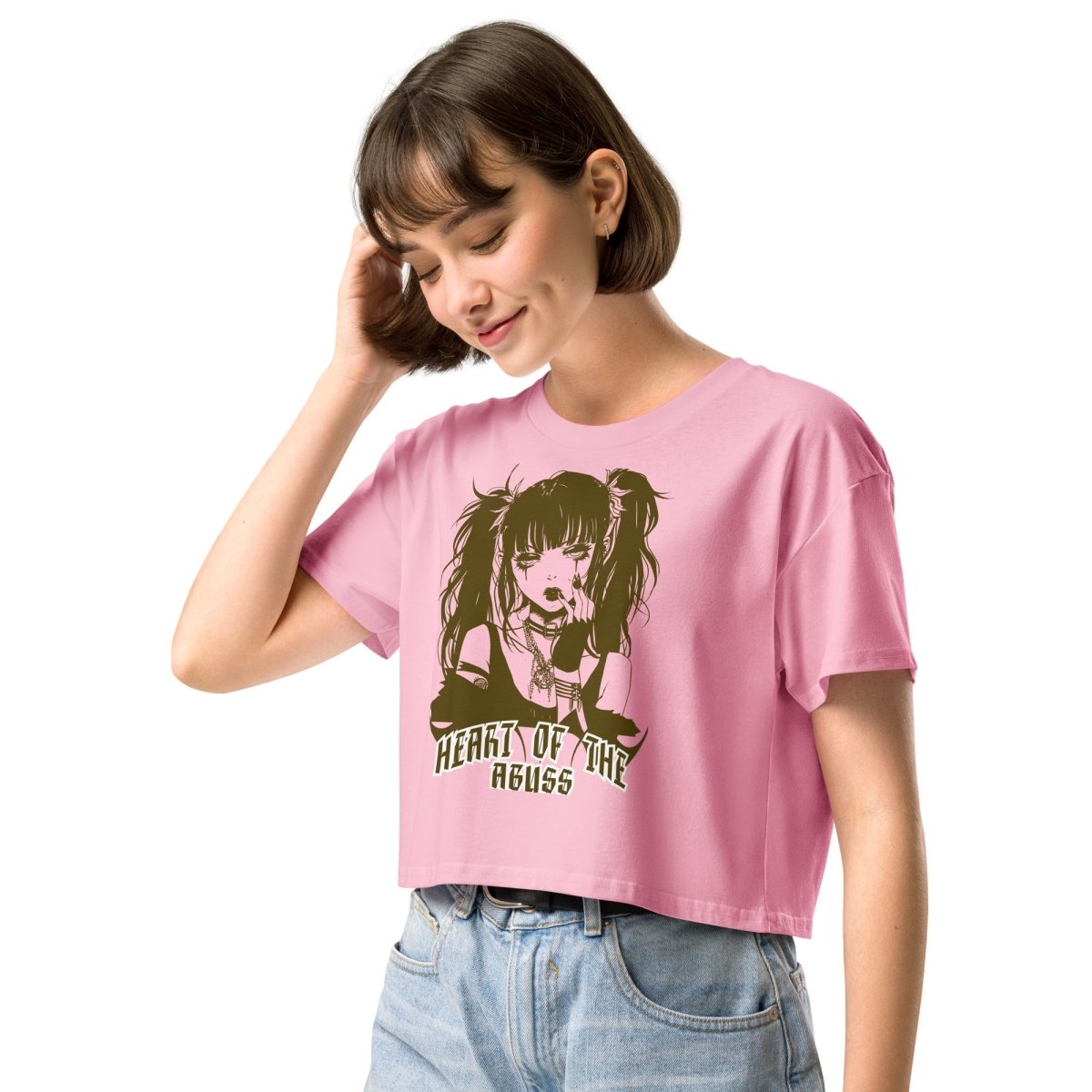 - Women’s crop top Retro Anime - Retro Ravers - Crop T-shirts