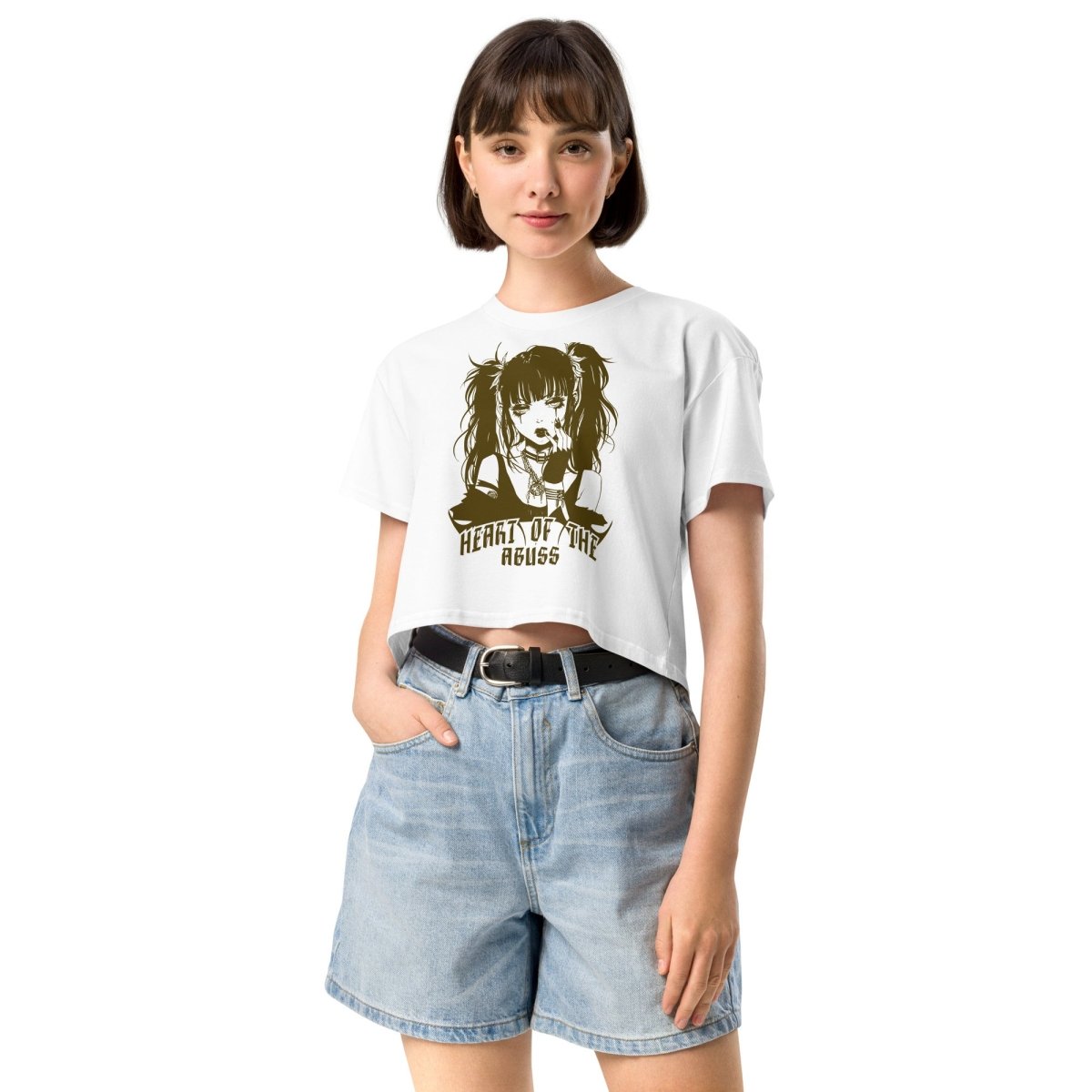 - Women’s crop top Retro Anime - Retro Ravers - Crop T-shirts