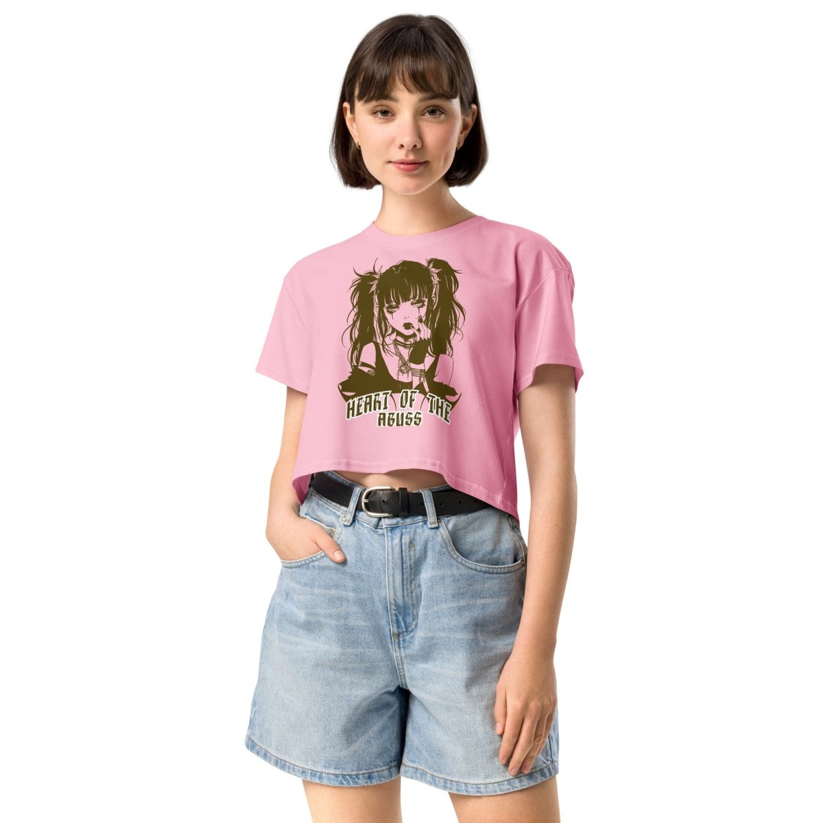 - Women’s crop top Retro Anime - Retro Ravers - Crop T-shirts