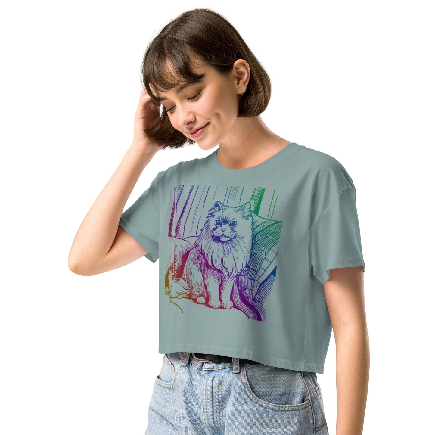 Tshirts - Women’s crop top - Retro Ravers - crop - top