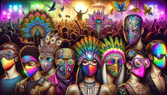 Breathable festival masks