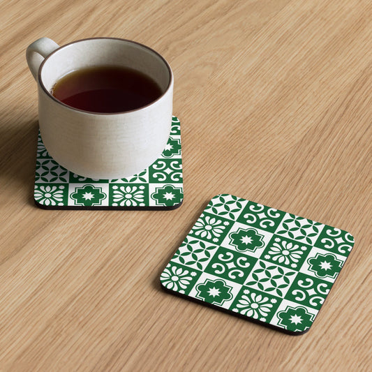 Print Material - Cork - back coaster Persia design - Retro Ravers - home accessories