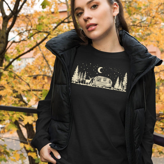  - Custom Long Sleeve Tee Camper - Retro Ravers - long sleeve
