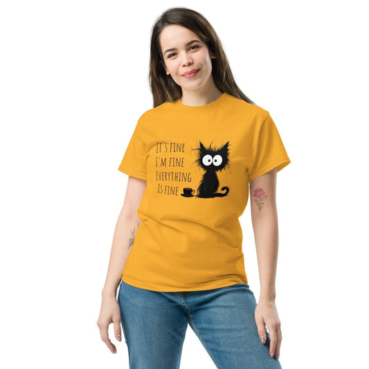  - Custom unisex classic tee cat - Retro Ravers - cat