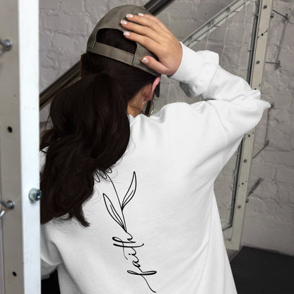  - Custom Unisex Sweatshirt Faith design - Retro Ravers - faith