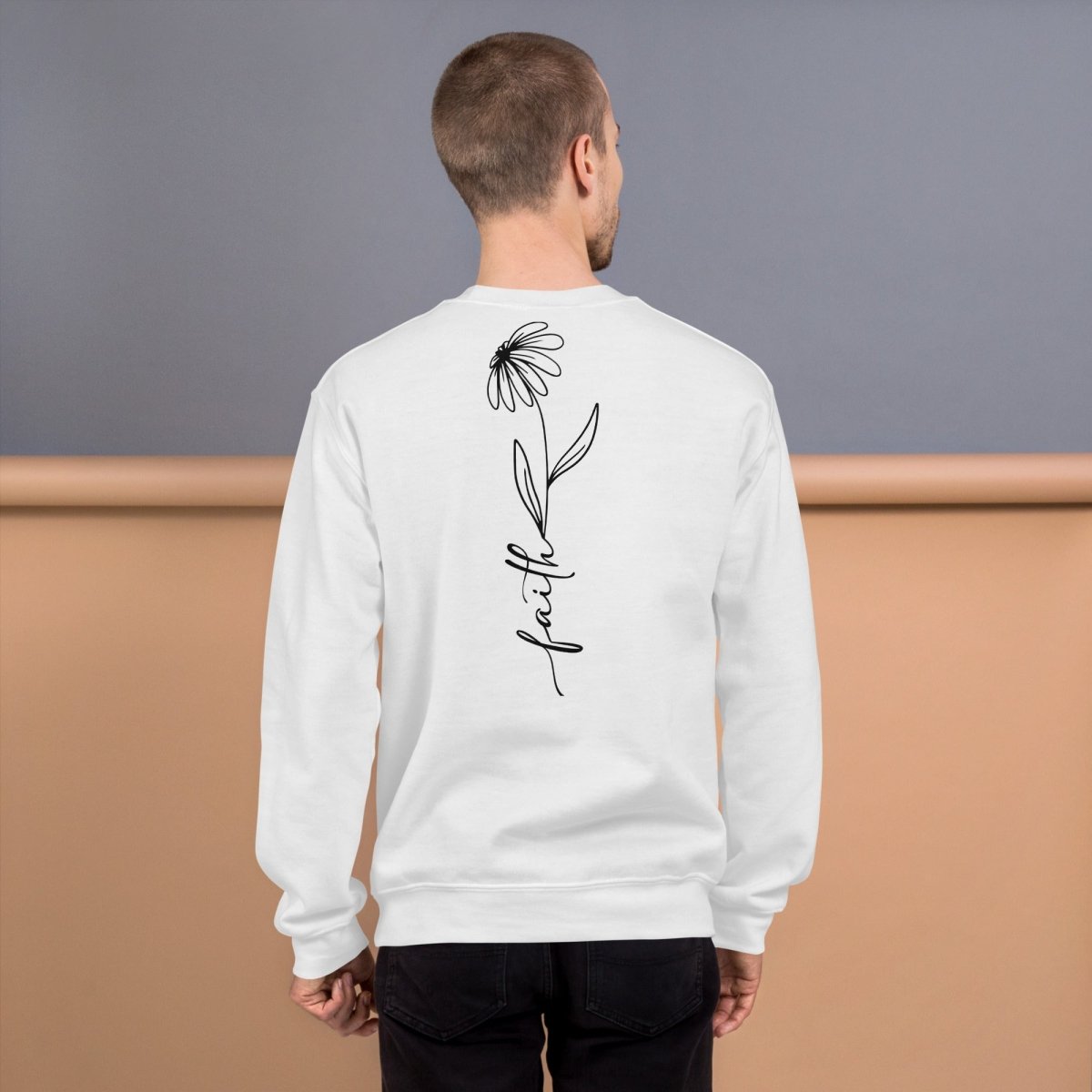  - Custom Unisex Sweatshirt Faith design - Retro Ravers - faith