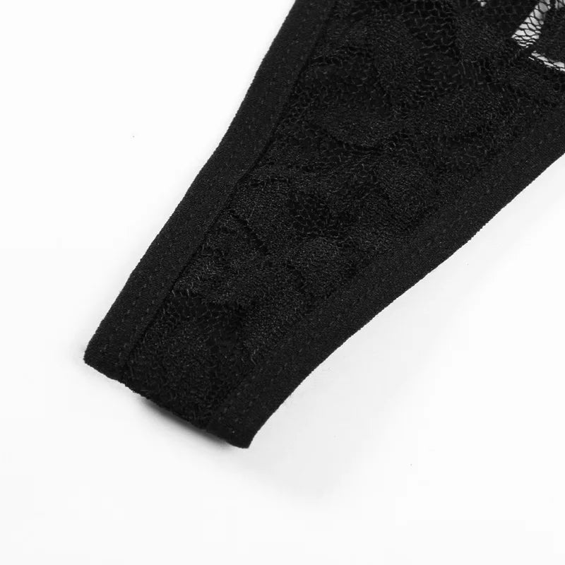 Dresses - Midnight Allure: Bandage Lace Co - Ord Ensemble - Retro Ravers - dresses