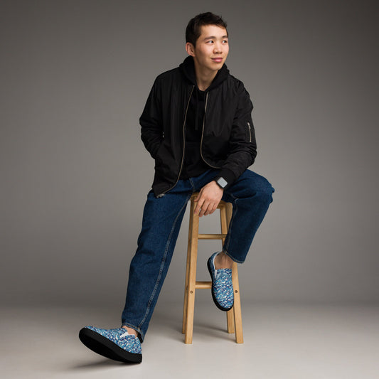Footwear - Men’s slip - on canvas shoes - Retro Ravers - shoes