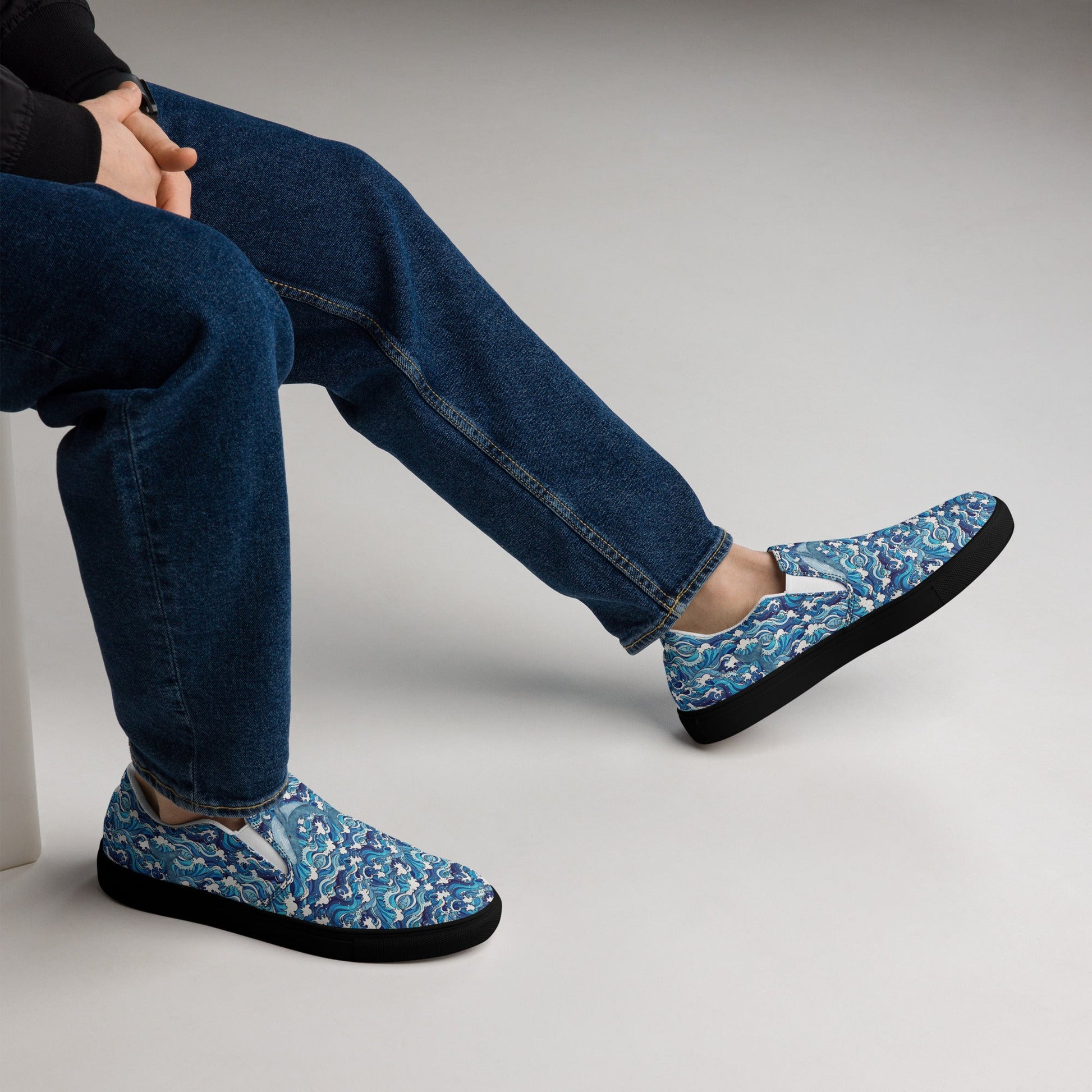 Footwear - Men’s slip - on canvas shoes - Retro Ravers - shoes