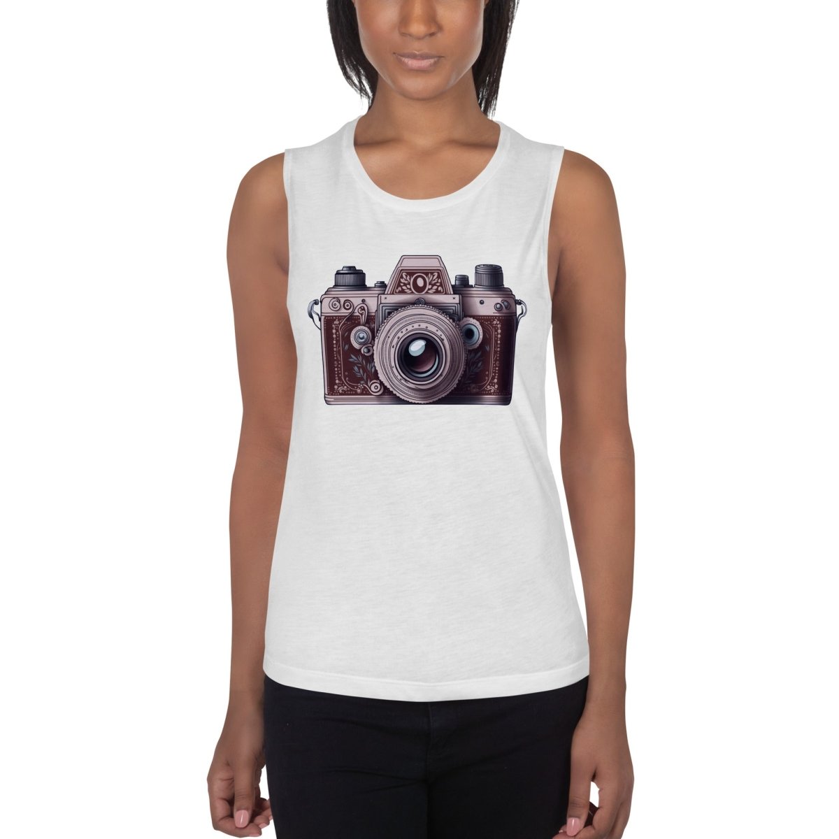  - Ladies’ Muscle Tank Retro - Retro Ravers - retro ravers