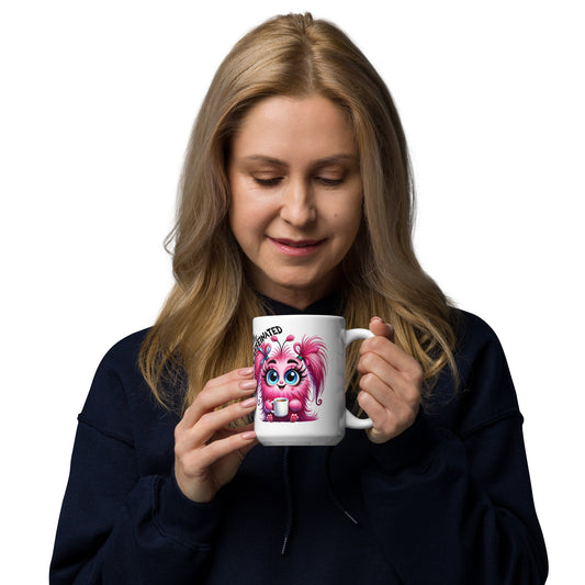 Mugs and bottles - White glossy mug before and after coffee - Retro Ravers - Mugs and bottles