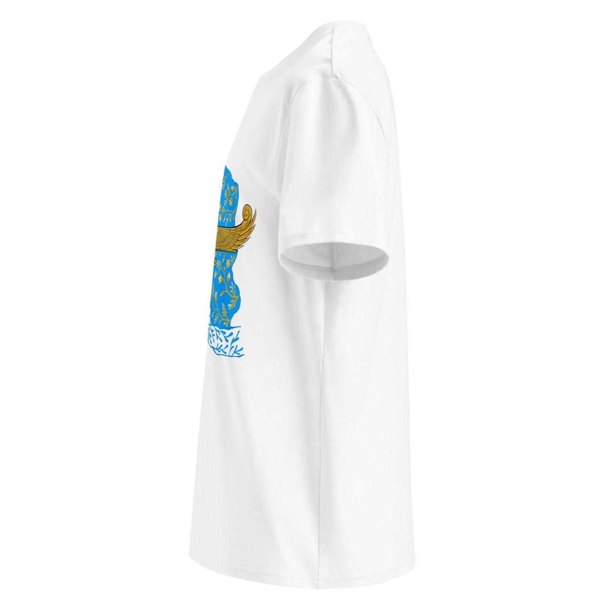  - Persia ribbed neck t-shirt Farvahar - Retro Ravers - farvahar