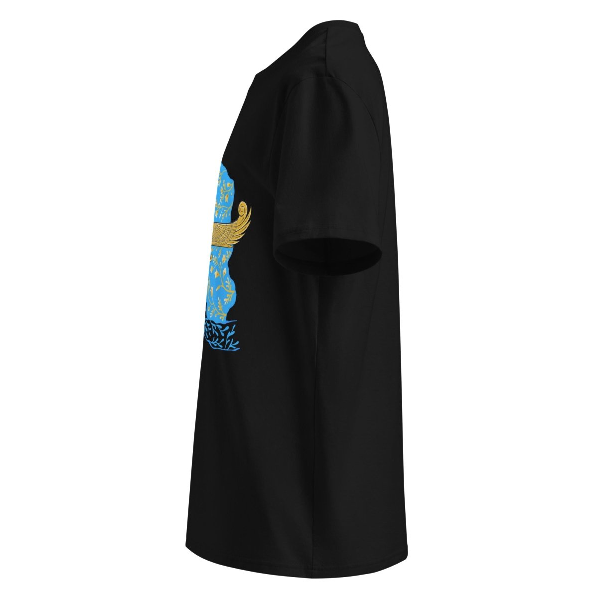  - Persia ribbed neck t-shirt Farvahar - Retro Ravers - farvahar