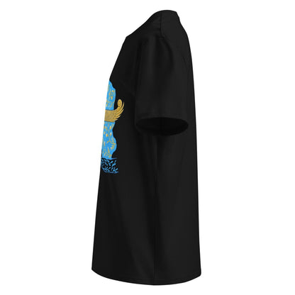  - Persia ribbed neck t-shirt Farvahar - Retro Ravers - farvahar