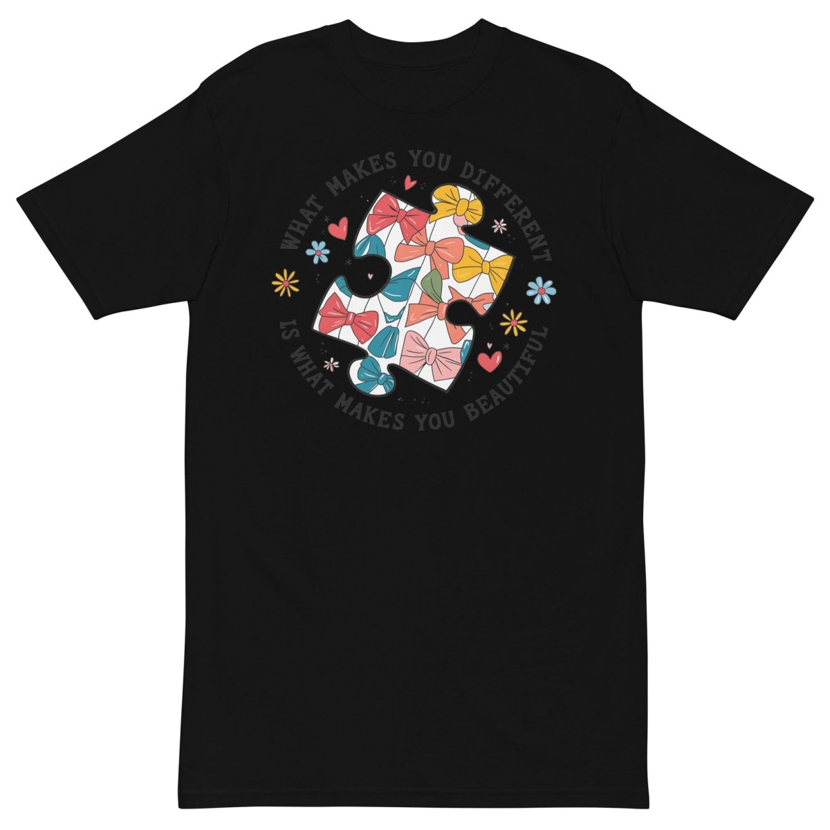  - Premium heavyweight tee You are beautiful - Retro Ravers - autism
