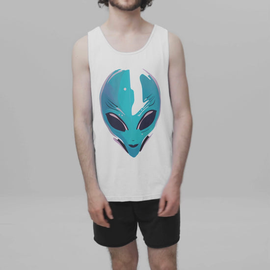 comfort-colors-tank-top-video-featuring-a-bearded-curly-haired-man-standing-in-a-studio-9056v
