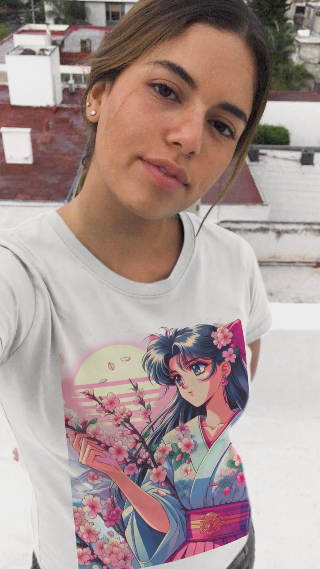 selfie-video-of-a-young-woman-wearing-a-t-shirt-23179