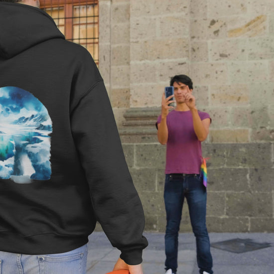 video-of-a-man-wearing-a-hoodie-posing-for-a-picture