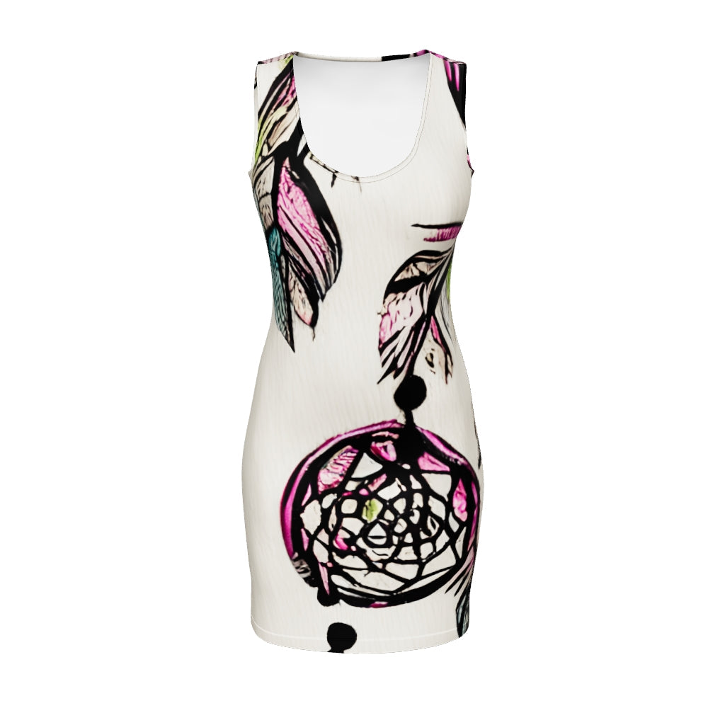 Bodycon dress Dream catcher pattern