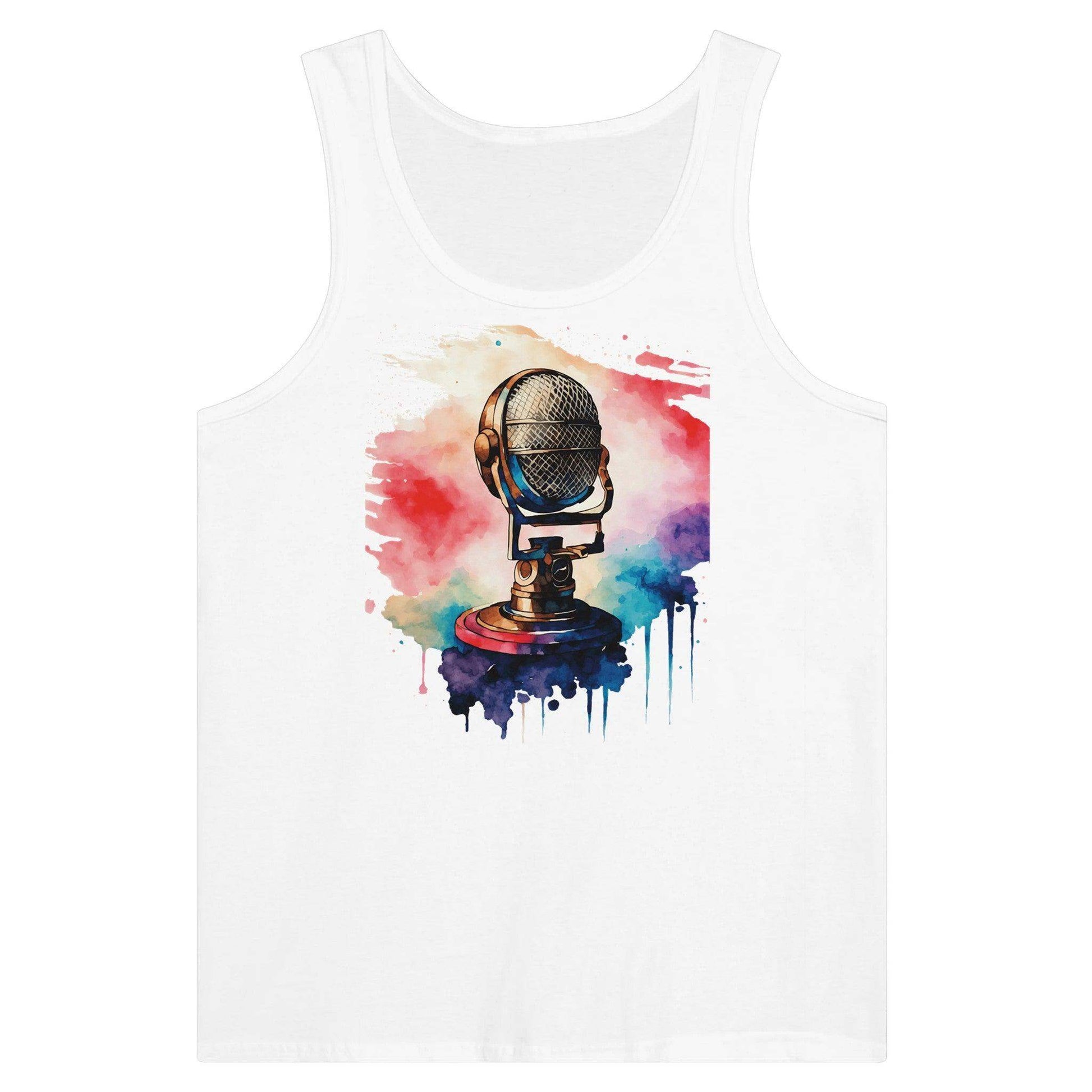 Print Material - Bella + Canvas Unisex Tank Top – Mic - Retro Ravers - #product_color#