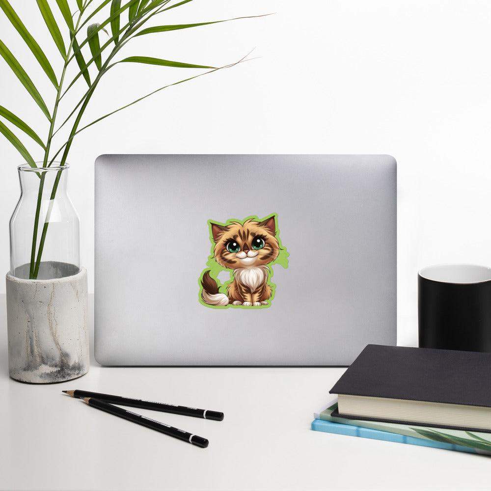 Print Material - Bubble - free stickers cute cat - Retro Ravers - #product_color#