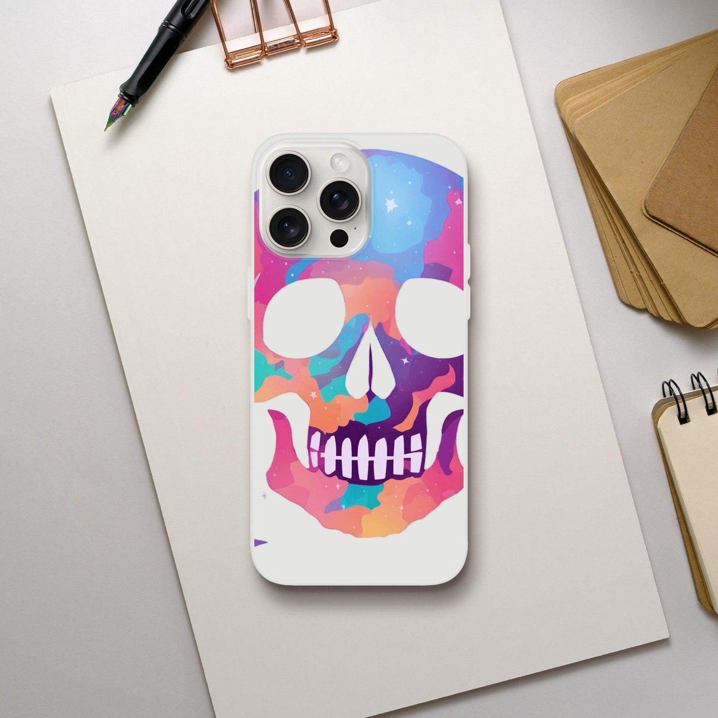 Print Material - Flexi Skull Case iPhone - Retro Ravers - #product_color#