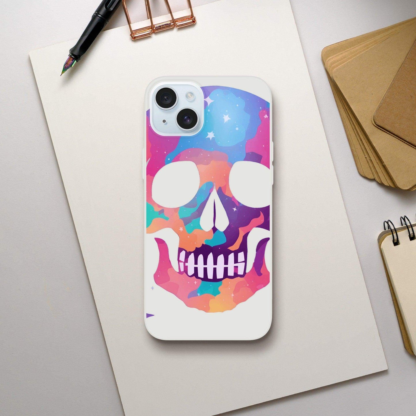 Print Material - Flexi Skull Case iPhone - Retro Ravers - #product_color#