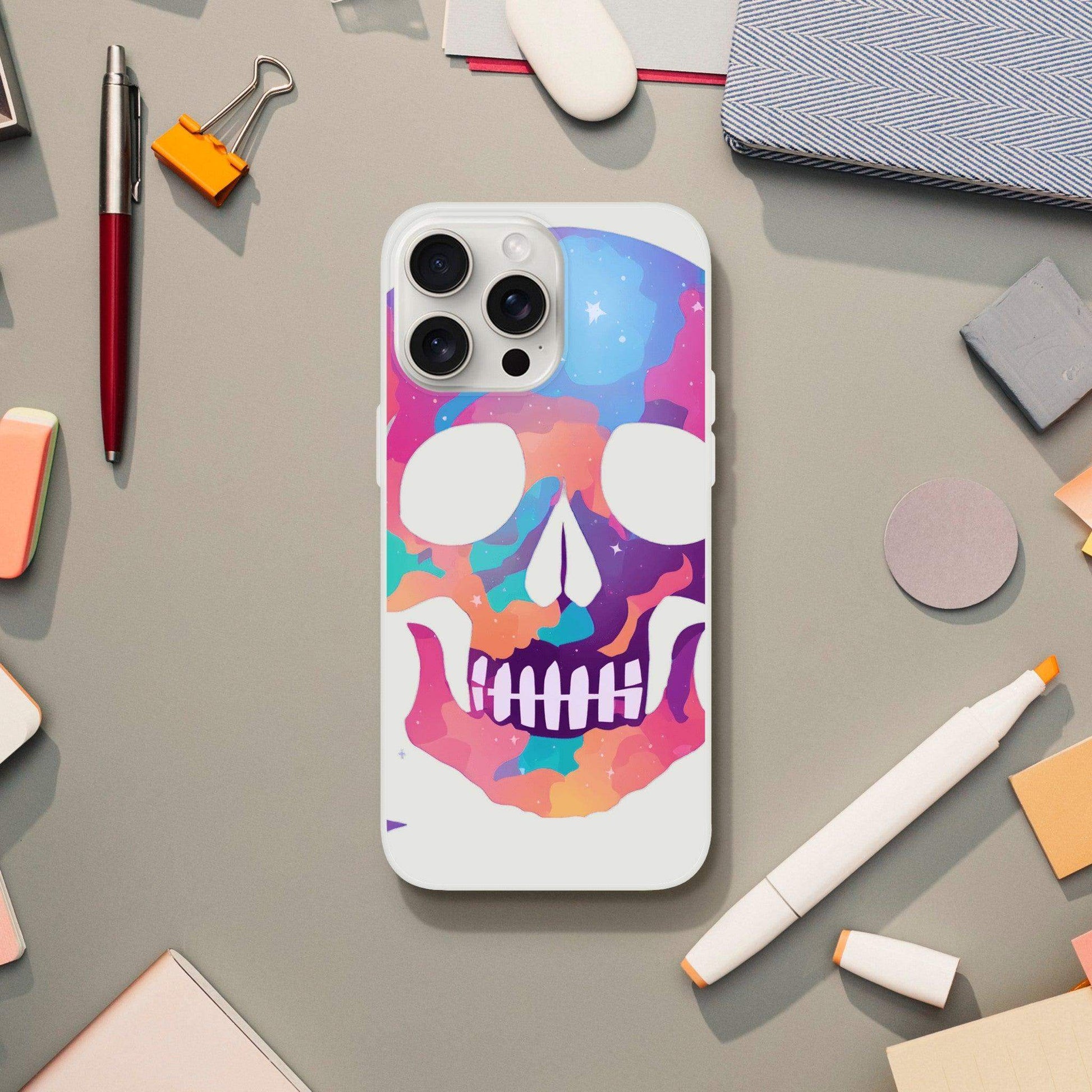 Print Material - Flexi Skull Case iPhone - Retro Ravers - #product_color#