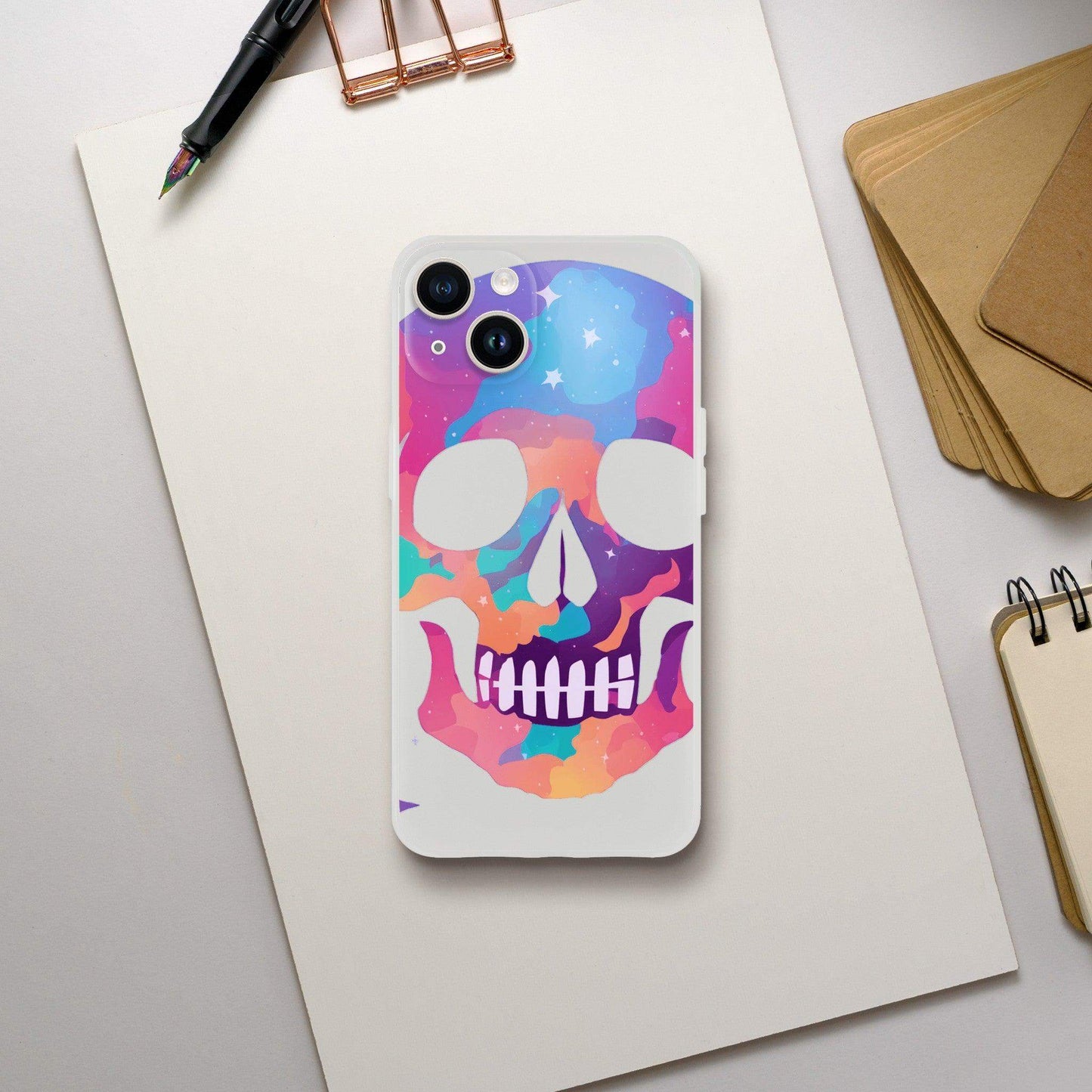 Print Material - Flexi Skull Case iPhone - Retro Ravers - #product_color#