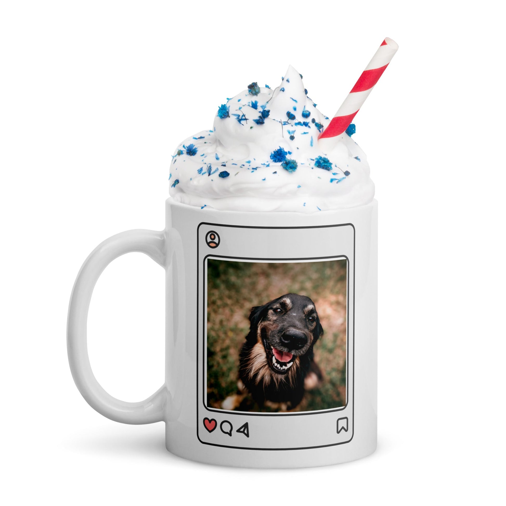 Print Material - White glossy mug Dog lovers - Retro Ravers - Mugs and bottles