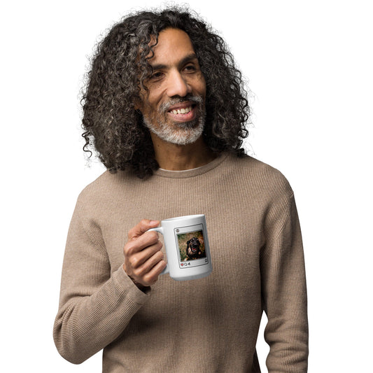 Print Material - White glossy mug Dog lovers - Retro Ravers - Mugs and bottles