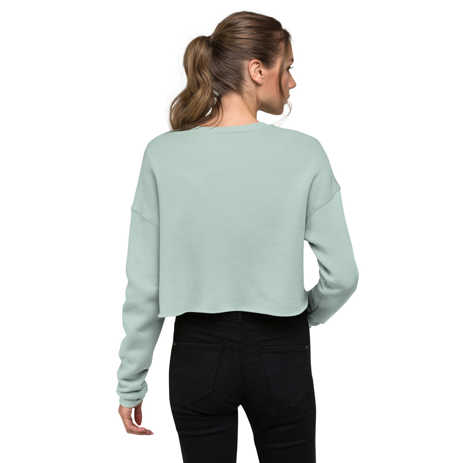 Sweatshirts - Crop Sweatshirt good vibes - Retro Ravers - sweatshirts