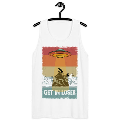 tank tops - Men’s premium tank top retro alien - Retro Ravers - alien