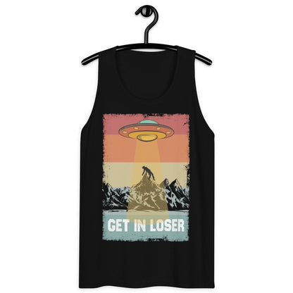 tank tops - Men’s premium tank top retro alien - Retro Ravers - alien