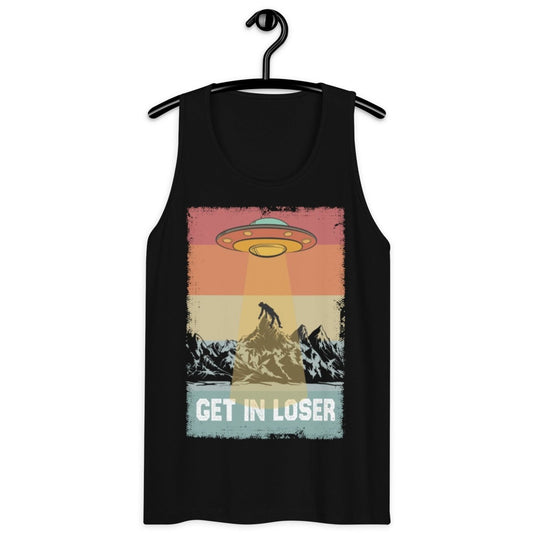 tank tops - Men’s premium tank top retro alien - Retro Ravers - alien