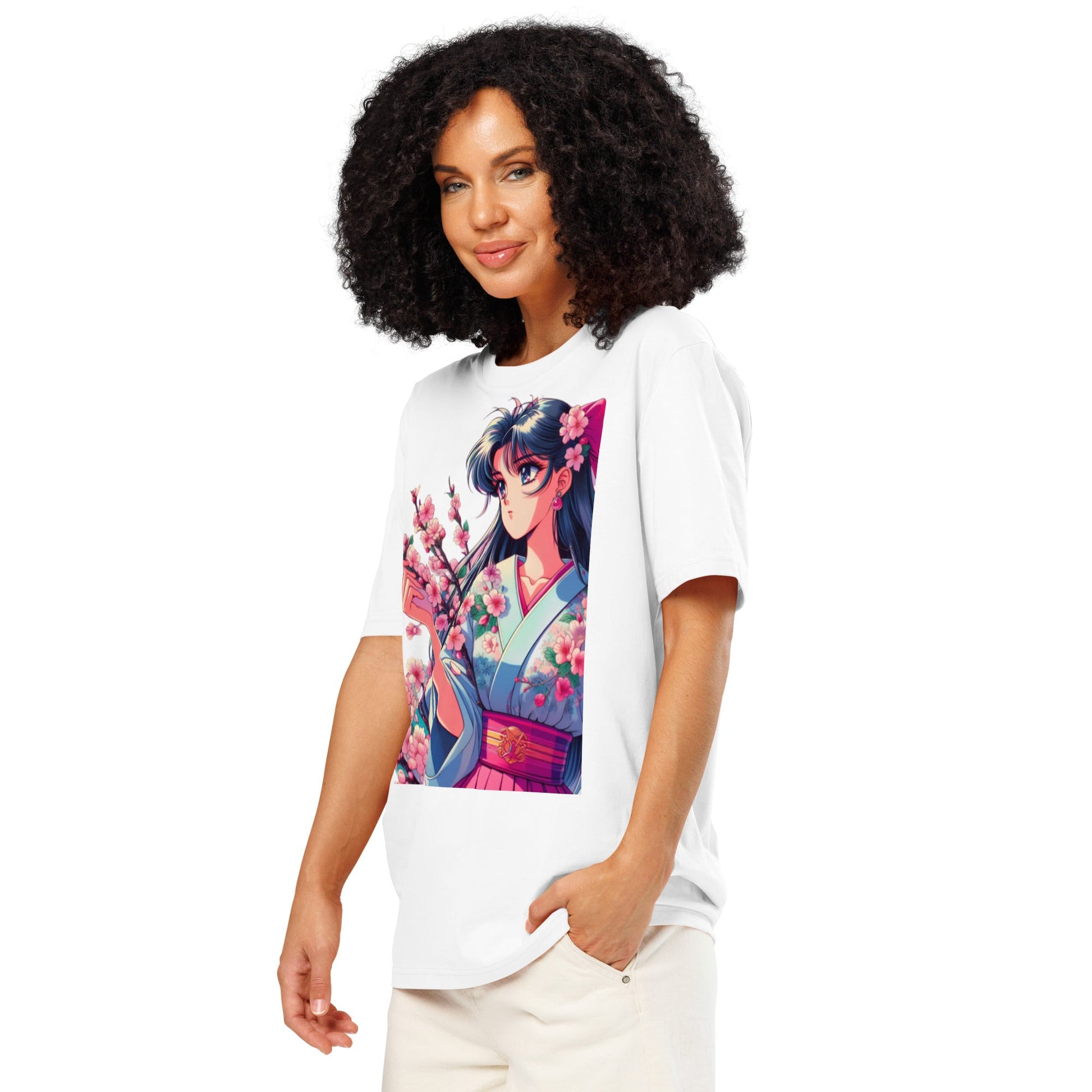 Tshirts - ribbed neck t-shirt Retro Anime - Retro Ravers - t-shirts