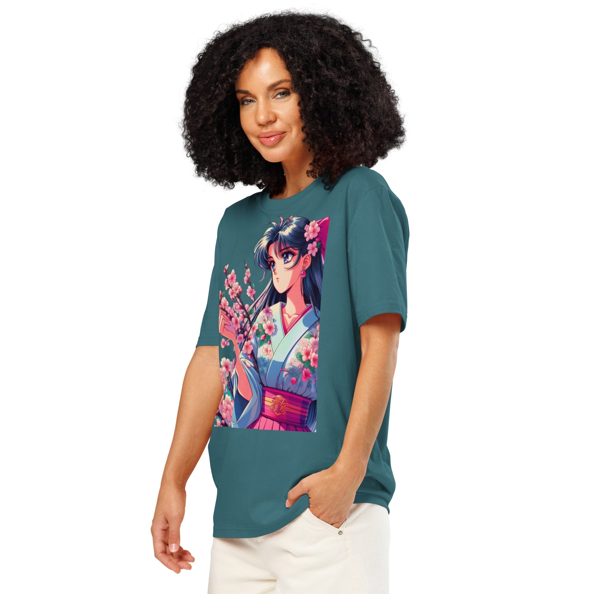 Tshirts - ribbed neck t-shirt Retro Anime - Retro Ravers - t-shirts