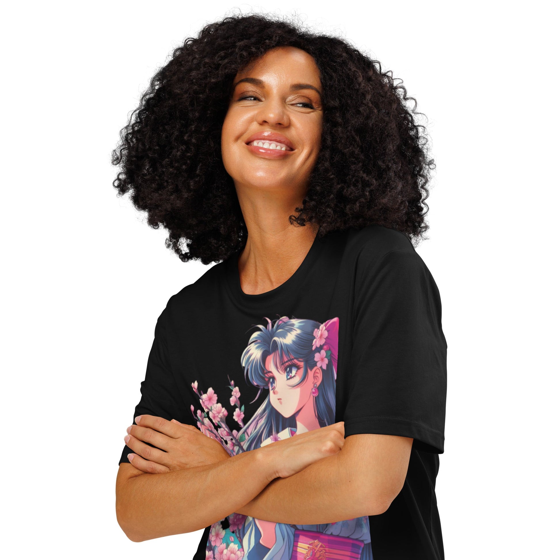 Tshirts - ribbed neck t-shirt Retro Anime - Retro Ravers - t-shirts