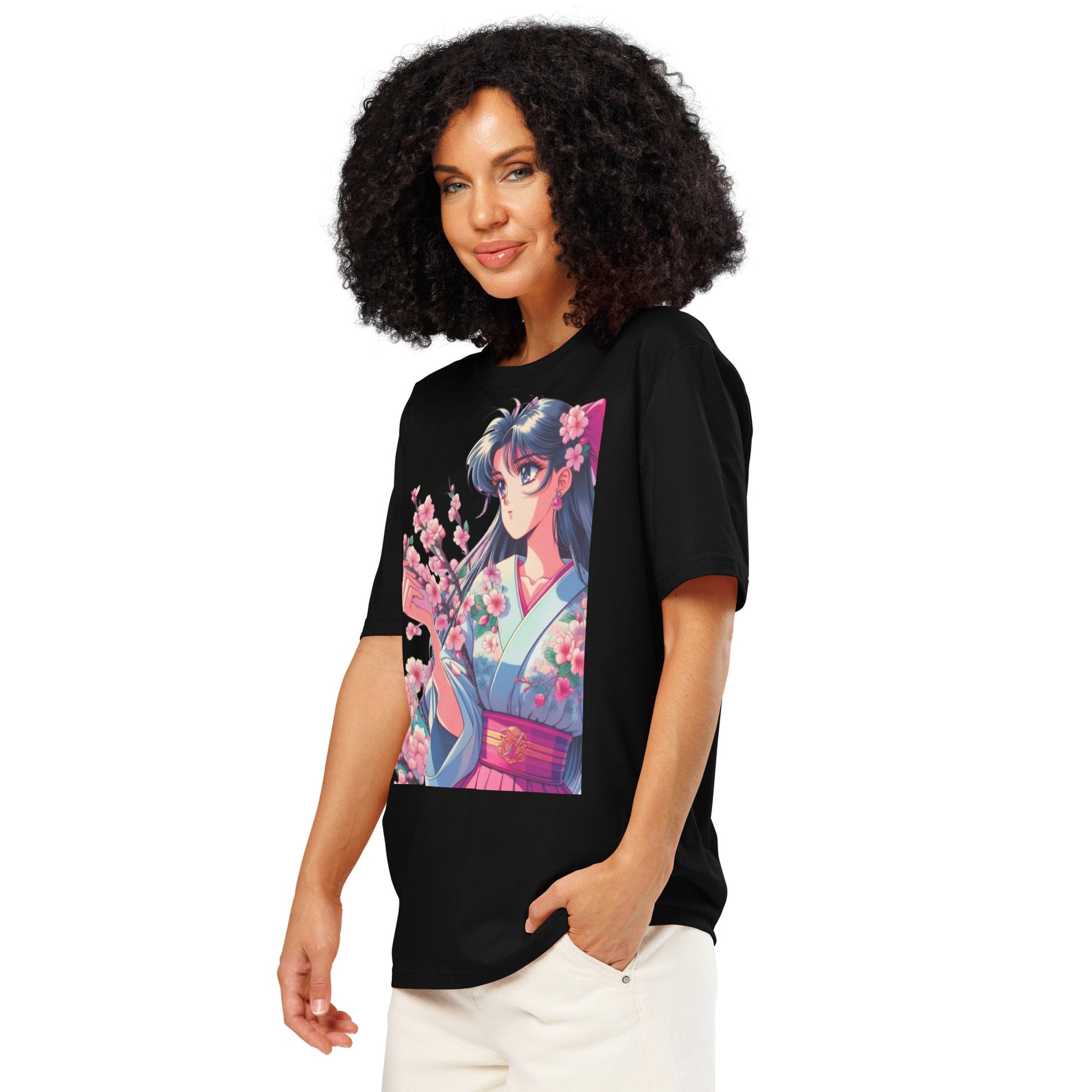 Tshirts - ribbed neck t-shirt Retro Anime - Retro Ravers - t-shirts