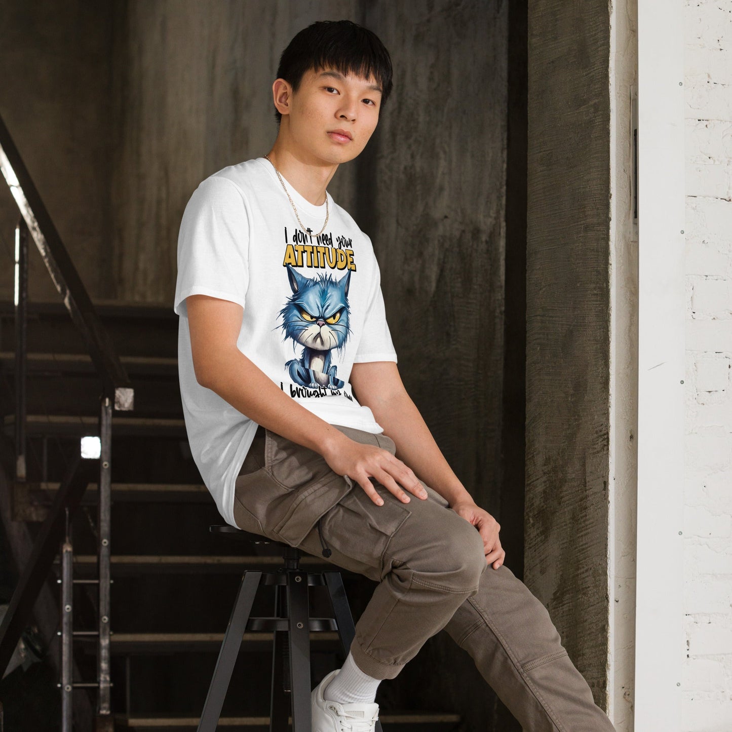 Tshirts - Short - Sleeve Unisex T-Shirt Cat - Retro Ravers - t-shirts