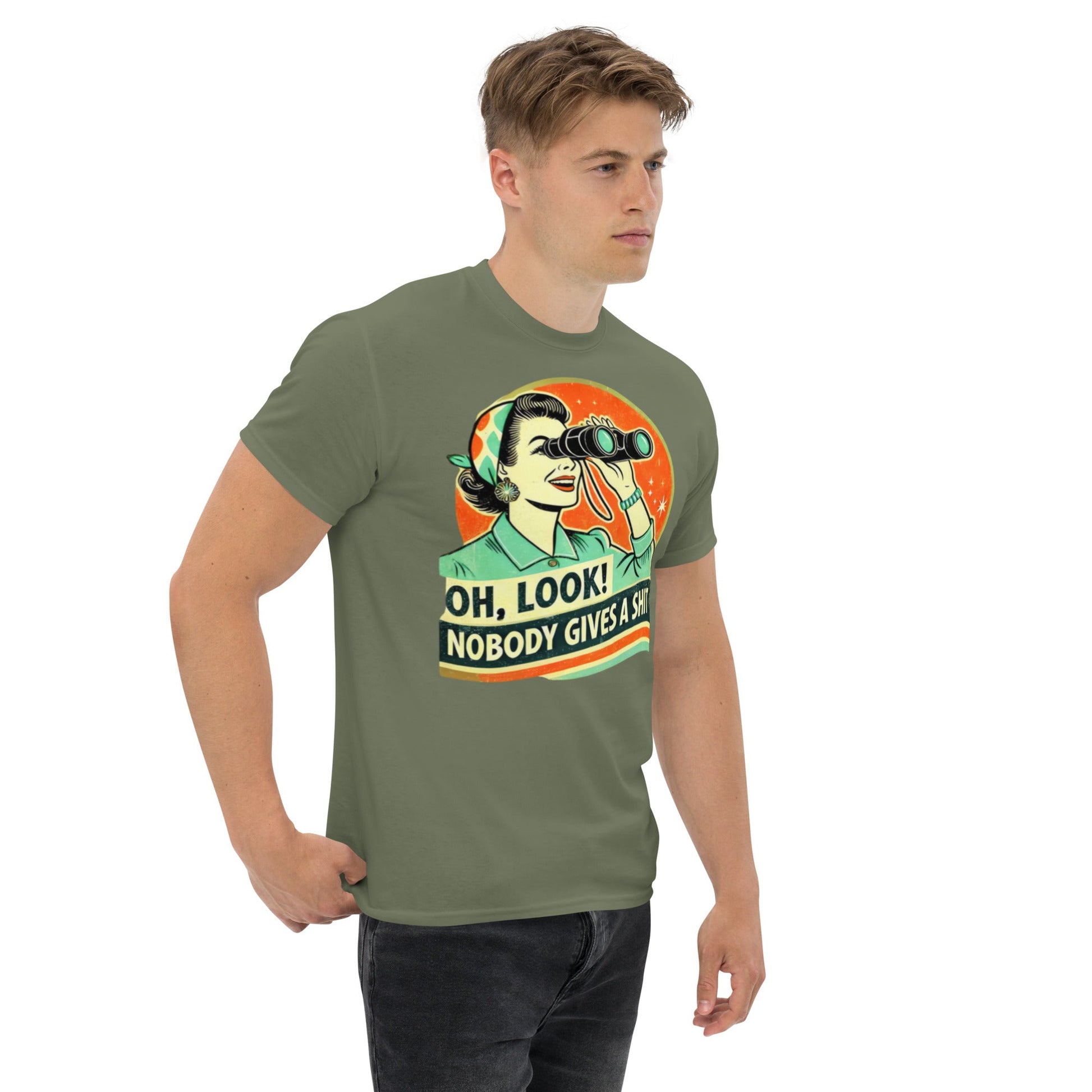 Tshirts - Unisex classic tee Nobody gives a - Retro Ravers - t-shirts