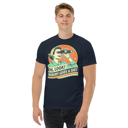 Tshirts - Unisex classic tee Nobody gives a - Retro Ravers - t-shirts