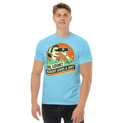Tshirts - Unisex classic tee Nobody gives a - Retro Ravers - t-shirts